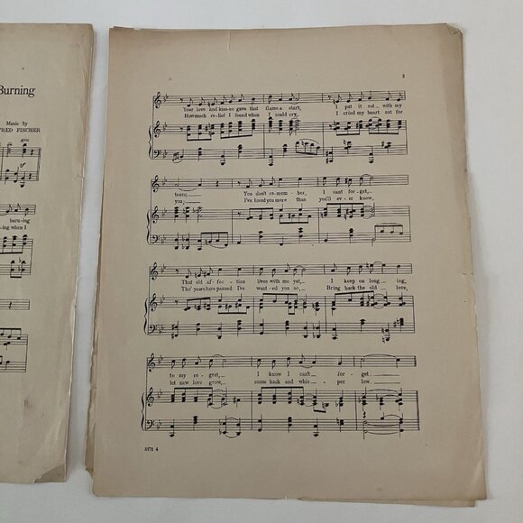1910s Vintage Sheet Music WW1 In the Heart of the City That Has No Heart - Picture 14 of 16